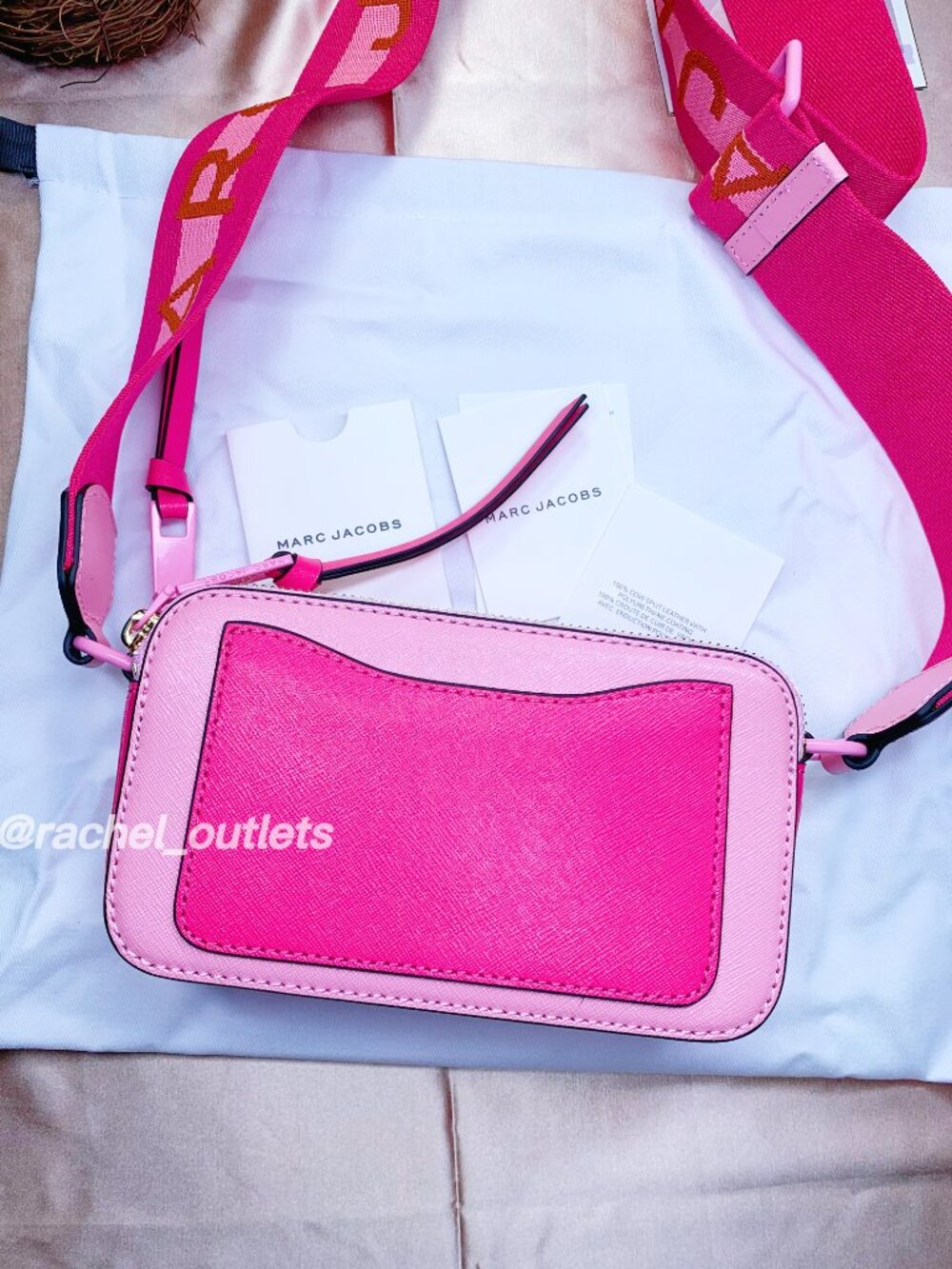 Marc Jacobs The Mixed Media Snapshot Crossbody Bag - Picture 9 of 9